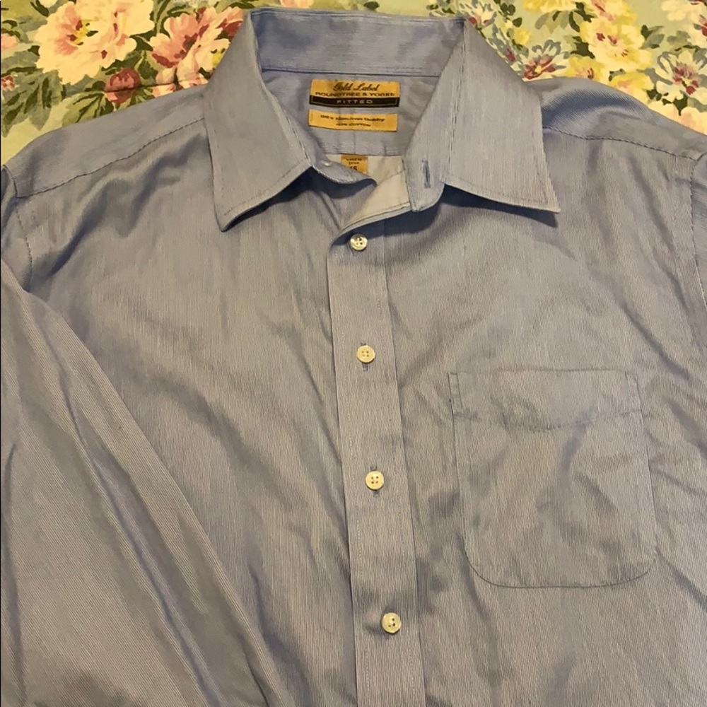 Light blue dress button up